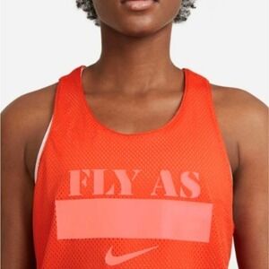 Nike Reversible Orange Mesh Tank Jersey Top NWT XXL